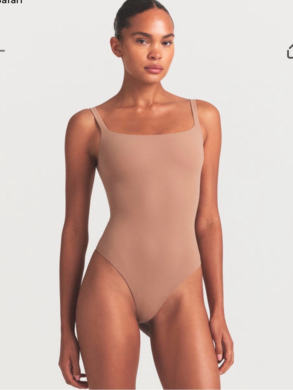 SKIMS Square-Neck Seamless Bodysuit